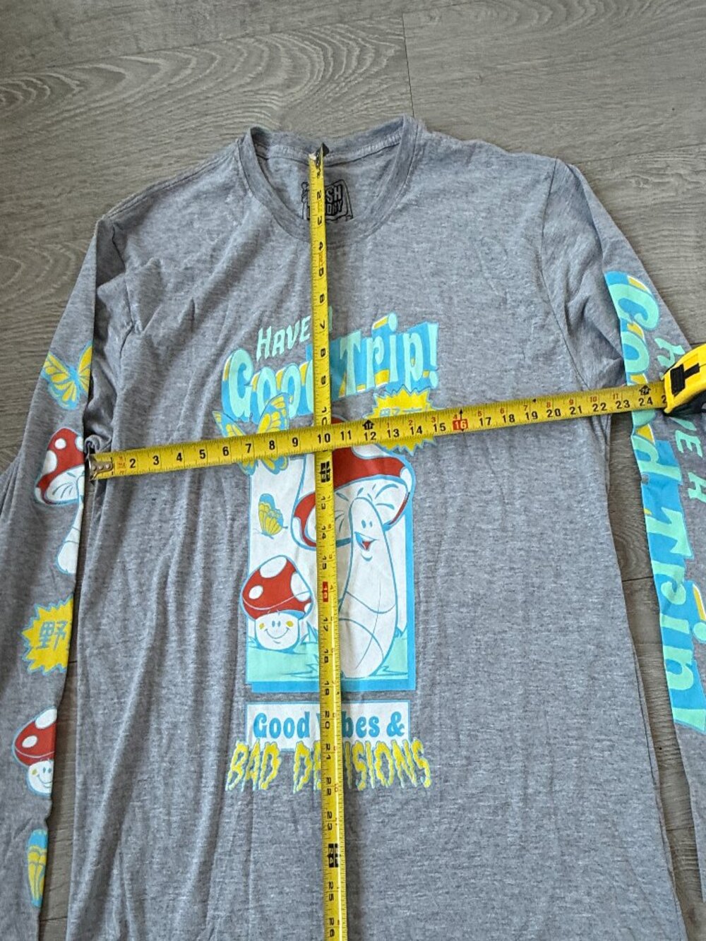 Fresh Laundry Long Sleeve T-Shirt Men 2XL - Picture 5 of 8